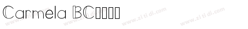 Carmela BC字体转换